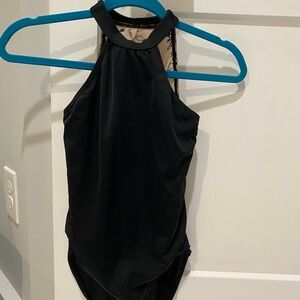 Black Halter Leotard